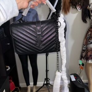 Black Quilted Women's Bag